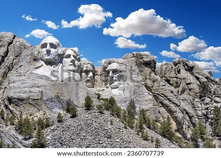 Mount Rushmore National Memorial South Dakota Royalty-Free Stock Photo #2360707739
