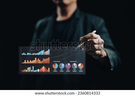 The experienced trader used a combination of technical and fundamental analysis to make informed decisions. Royalty-Free Stock Photo #2360814333