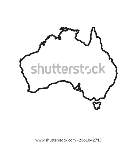 Image for Australia map vector