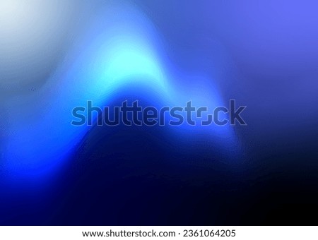 Neon Light Blur Glow. Abstract Colorful Gradient Blue Background. Fluid Color Composition. For Banner, Poster, Cover, Flyer, Presentation Royalty-Free Stock Photo #2361064205