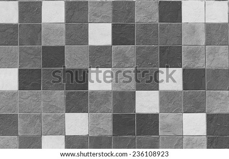 SQUARE TILES SURFACE Royalty-Free Stock Photo #236108923