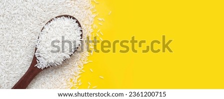 Raw super kernel basmati rice long grain Royalty-Free Stock Photo #2361200715