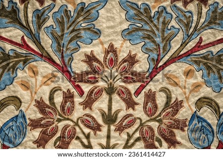 medieval fabric close up detail