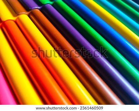 photo of beautiful colorful markers
