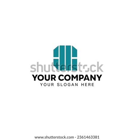Logo design unique idea concept. Company logo design vector