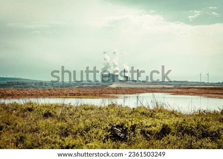 Landscape in the Rhenish lignite mining area and the Inden opencast mine
Germany Power Indutry Landscapes  Royalty-Free Stock Photo #2361503249
