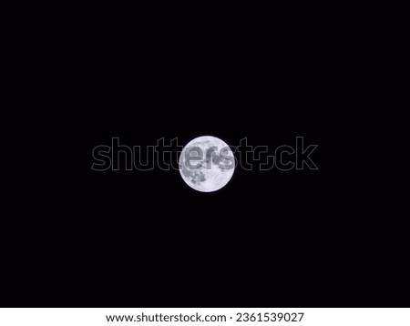 A picture of a full moon.