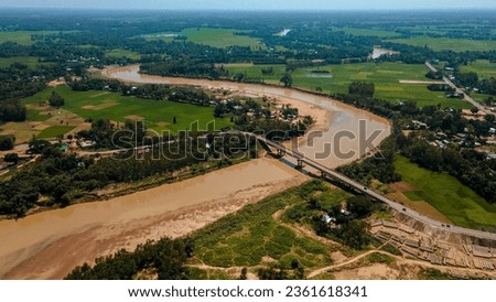 Beautiful landscape from aerial view