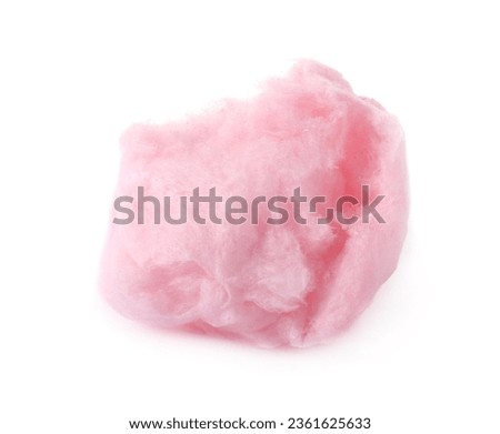 One sweet cotton candy isolated on white Royalty-Free Stock Photo #2361625633