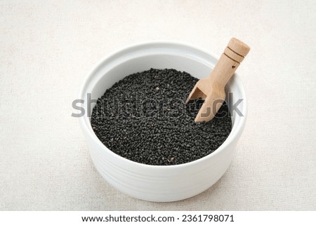 Selasih or basil seed, is a spice from the basil plant, usually used to mix in drinks. Good for health because contains fiber
 Royalty-Free Stock Photo #2361798071