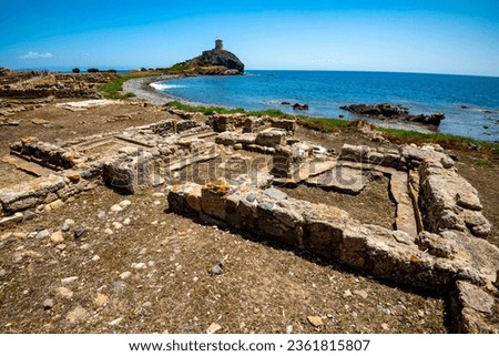Archaeological Park of Nora - Sardinia - Italy Royalty-Free Stock Photo #2361815807