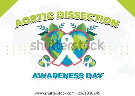 Aortic Dissection Awareness Day – September 19, 2023, Can be changed color, Illustrator Eps File, Suitable for use in print media or social media. Get it now at shutterstock.
