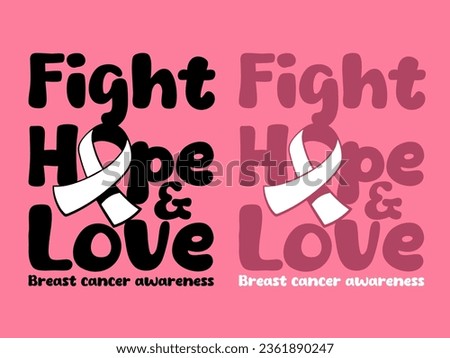 Breast cancer awareness month campaign design