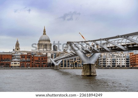 london st paul's cathedral millennium bridge