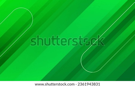 Abstract green geometric shapes background. Vector illustration