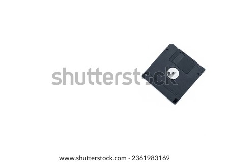 A floppy disk isolated on white background. After some edits.