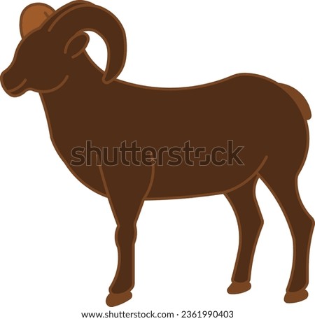 dall sheep bighorn sheep sheep goat chamois Royalty-Free Stock Photo #2361990403