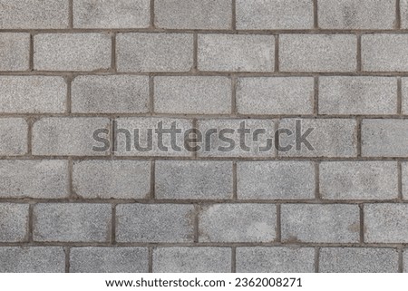 Cinder block brick wall as background for design Royalty-Free Stock Photo #2362008271