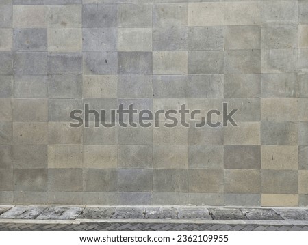 Landscape photo of a tile wall that can be used as a background for commercial purposes or quotes.