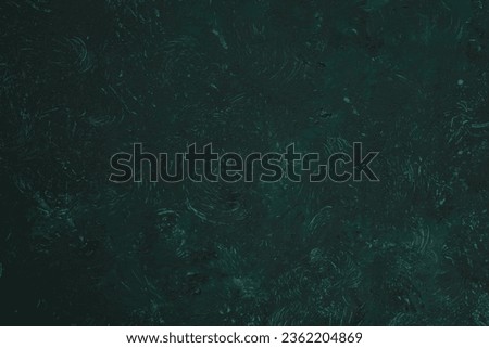 Watercolor deep teal green background painting. Vintage emerald backdrop. Royalty-Free Stock Photo #2362204869