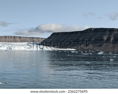 Beautiful northwest passage glacier picture