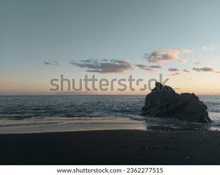 formosa beach, funchal, madeira island, madeira, portugal, europe, sunset, sand beach