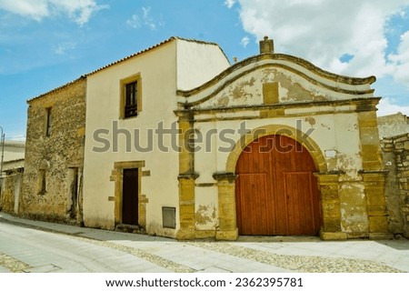 Ancient medieval village of Barumini, province of Southern Sardinia. Italy