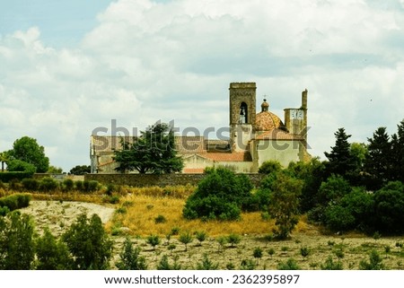 Ancient medieval village of Barumini, province of Southern Sardinia. Italy