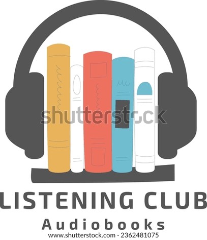 This is an Audiobook Logo Designed to be used for audiobooks or any book listening club.