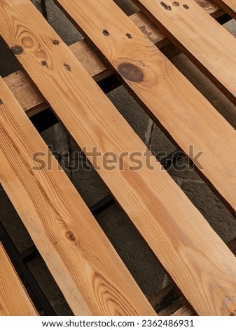 Wood planks picture taken diagonally.
