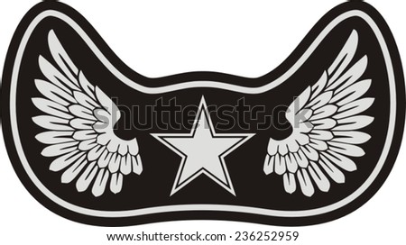 Biker patch, military patch