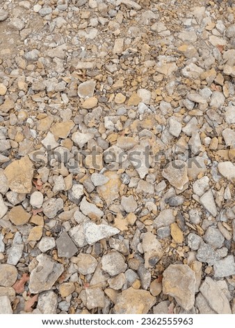 rocky bleak sandstone gravel beach background 