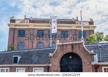 The Portuguese Synagogue (or the Esnoga, or Snoge) - synagogue in Amsterdam, completed in 1675. AMSTERDAM, The NETHERLANDS.  Royalty-Free Stock Photo #2362612219
