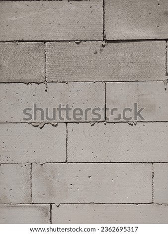 White Brick Texture, Rough Brick, Bata Ringan is a brick made from a mixture of silica sand, gypsum, limestone, cement, water and aluminum powder