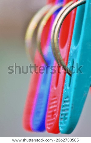 macro photo of clothespins texture