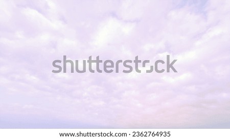 beautiful big bright clouds in the blue sky background - photo of nature