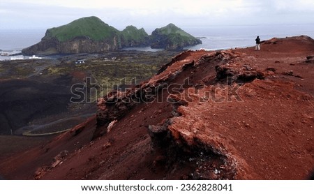 Lava fields, Eldfell volcano, Heimaey Island, Vestman Island - Iceland