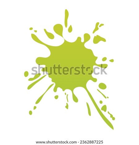 Colorful ink spots set. splash splatter abstract shape. vector illustration