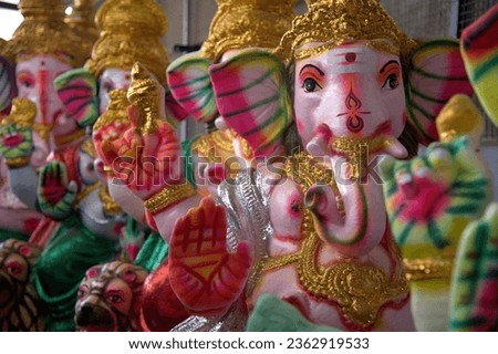 Ganesha idol made, Lord ganesha , Indian festival, Vinayagar chathurthi 