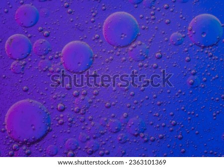 macro photo of a purple soap bubble