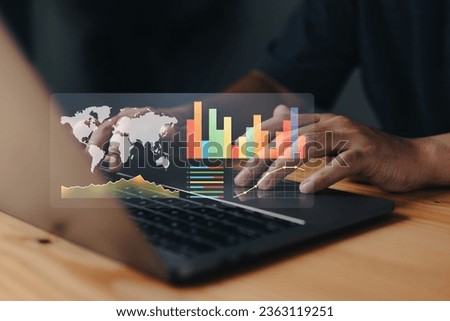 Economic indicators play a crucial role in the calculation of a country's economic health and stability. Royalty-Free Stock Photo #2363119251