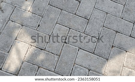grey paving background in the outdoor