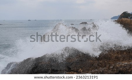Picture of Natural Lanscape and Beach Royalty-Free Stock Photo #2363213191