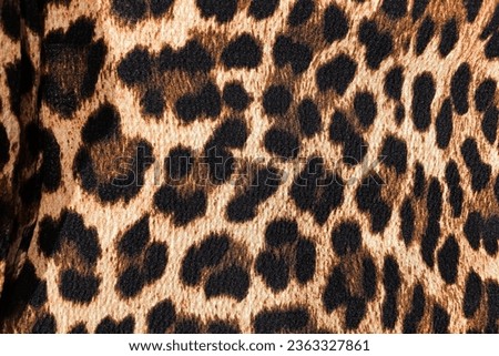 Leopard pattern, fabric texture, background print