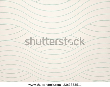 Blue tosca and white line wave picture for wallpaper background.