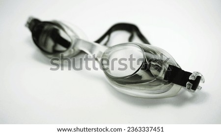 Glasses for swimming Isolated on a white background