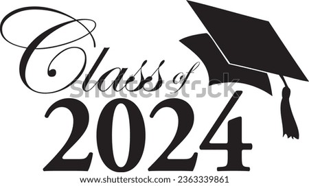 Class of 2024 Graduation Clip Art