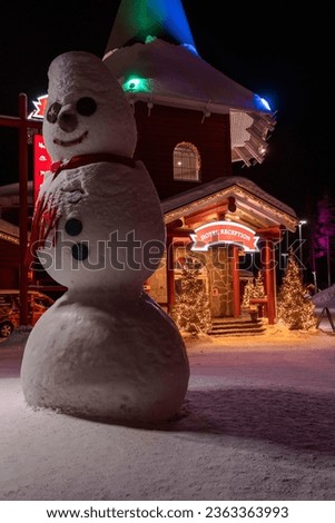 Dreamy Winterwonderland in Santa Claus Village in Lapland