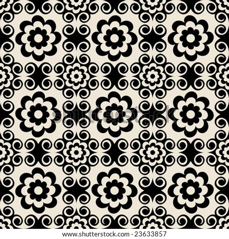 floral decorative pattern