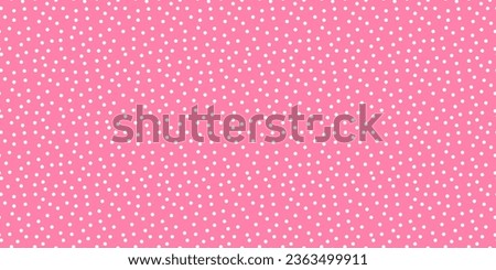 Small polka dot seamless pattern background. random dots texture. pink and white dots Royalty-Free Stock Photo #2363499911
